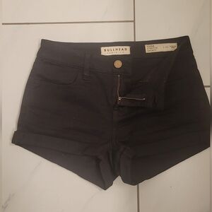 Bullheas Black Denim Shorts